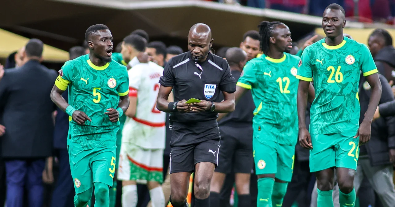 Jean-Jacques Ndala officiating a crucial CAF match