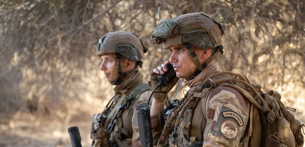 French President Emmanuel Macron speaking about Mali crisis