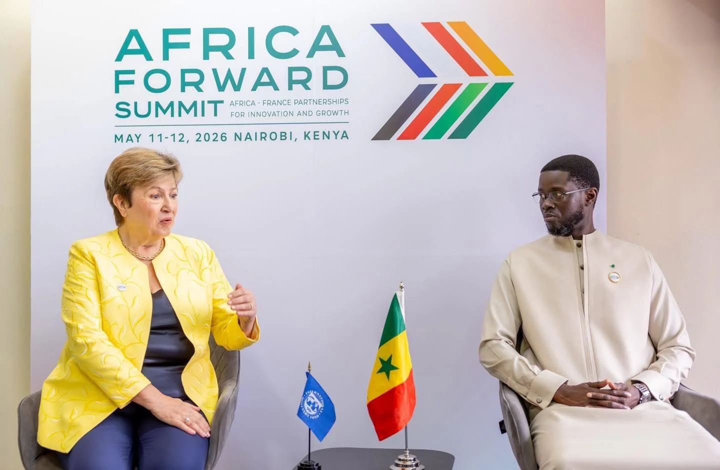 IMF–Senegal negotiations between Kristalina Georgieva and Bassirou Diomaye Faye
