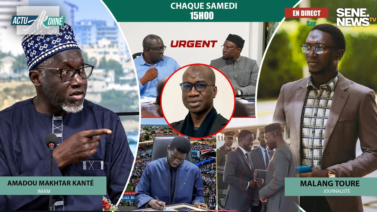 Political figures in a critical discussion about Senegal's electoral landscape