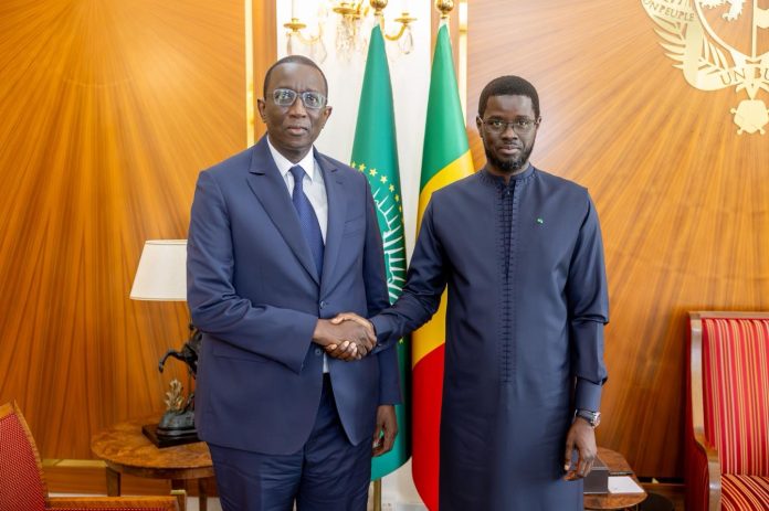 President Bassirou Diomaye Faye and Amadou Ba