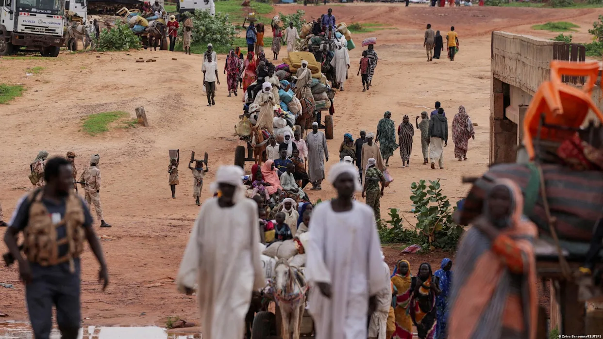 Sudanese refugees flocking to Chad to escape the violence