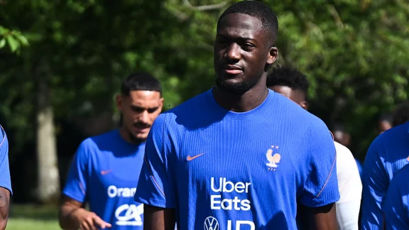 Liverpool player Ibrahima Konaté in action