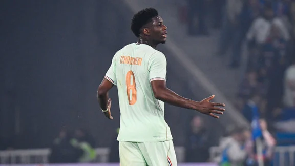 Aurélien Tchouaméni in Real Madrid colors