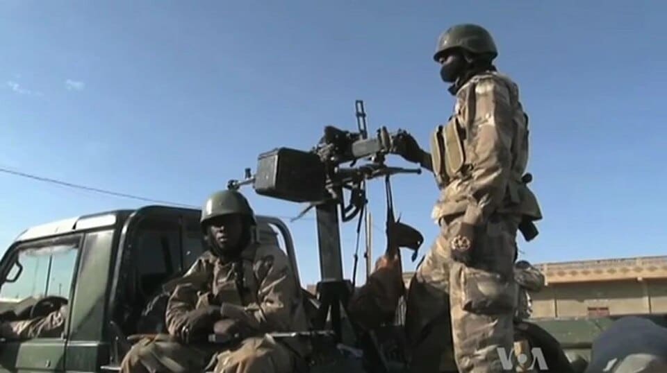 Malian soldiers in Gao region during a 2013 military operation