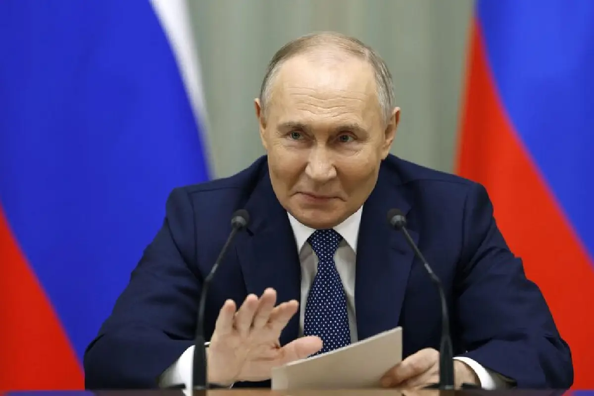 Vladimir Poutine, president of Russia